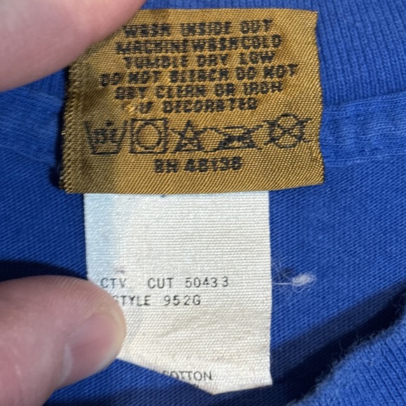 Nutmeg NBA Orlando‎ Magic Wizard Vintage T Shirt Blue White Men's L - Picture 7 of 8